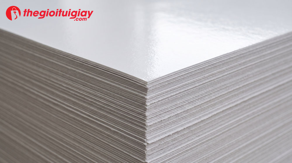 Định lượng giấy in lịch Couche 200gsm chống cong m&eacute;p