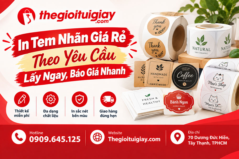 In Tem Nh&atilde;n Gi&aacute; Rẻ, Theo Y&ecirc;u Cầu, Lấy Ngay | B&aacute;o Gi&aacute; Nhanh