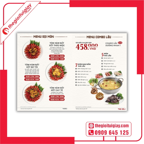  Mẫu menu lẩu hiện đại dành cho nhà hàng cao cấp 