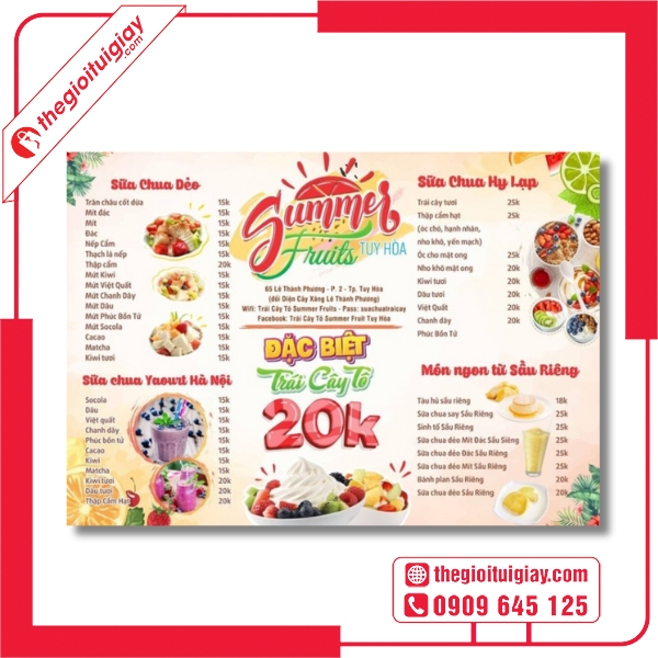  Mẫu menu quán ăn vặt sáng tạo với hình món ăn thật 