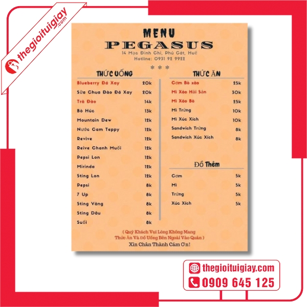  Mẫu thực đơn c&aacute;c m&oacute;n ăn vặt cho game thủ Pegasus 