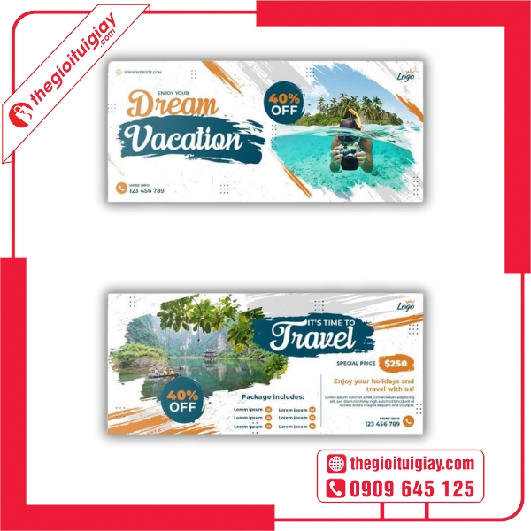  Mẫu voucher du lịch giảm giá cho tour biển đảo 