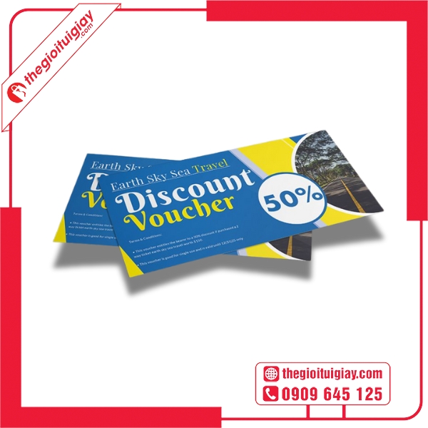 Mẫu voucher du lịch dành cho các tour nước ngoài