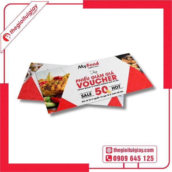 Mẫu voucher giảm giá dành cho chương trình flash sale