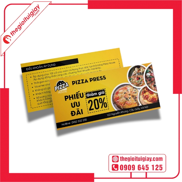 Mẫu voucher giảm giá in nhanh, giao hàng tận nơi