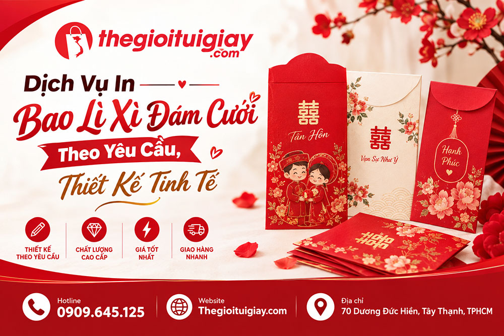 In Bao Lì Xì Đám Cưới