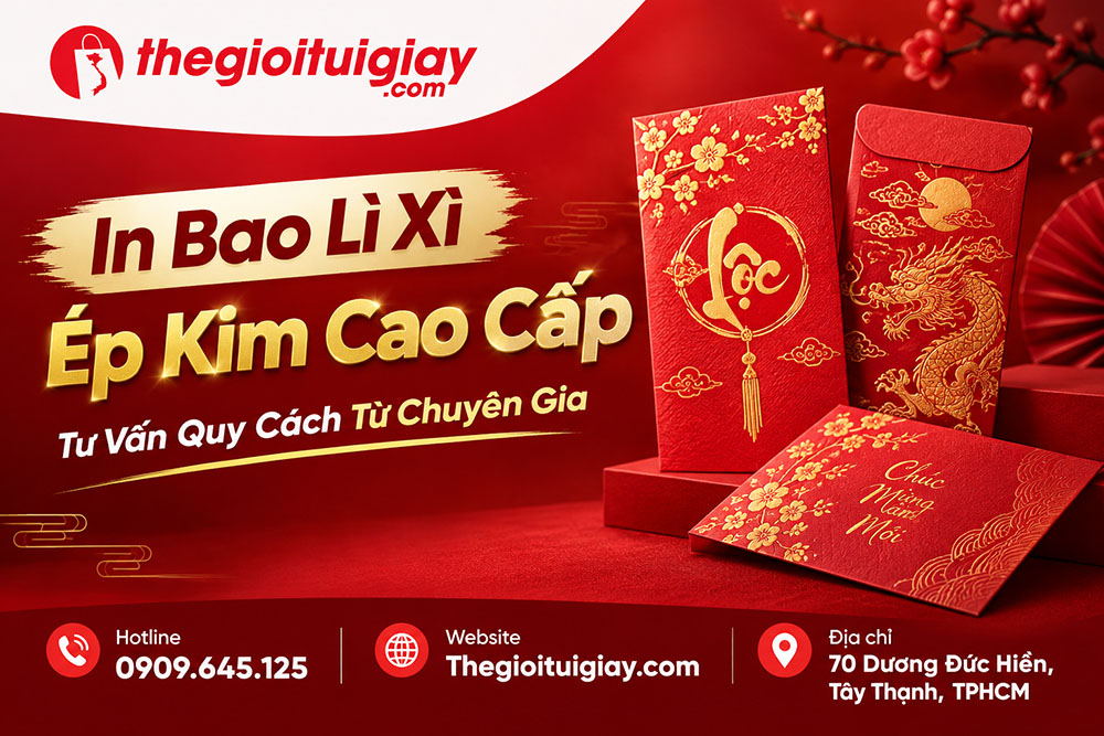 In Bao Lì Xì Ép Kim