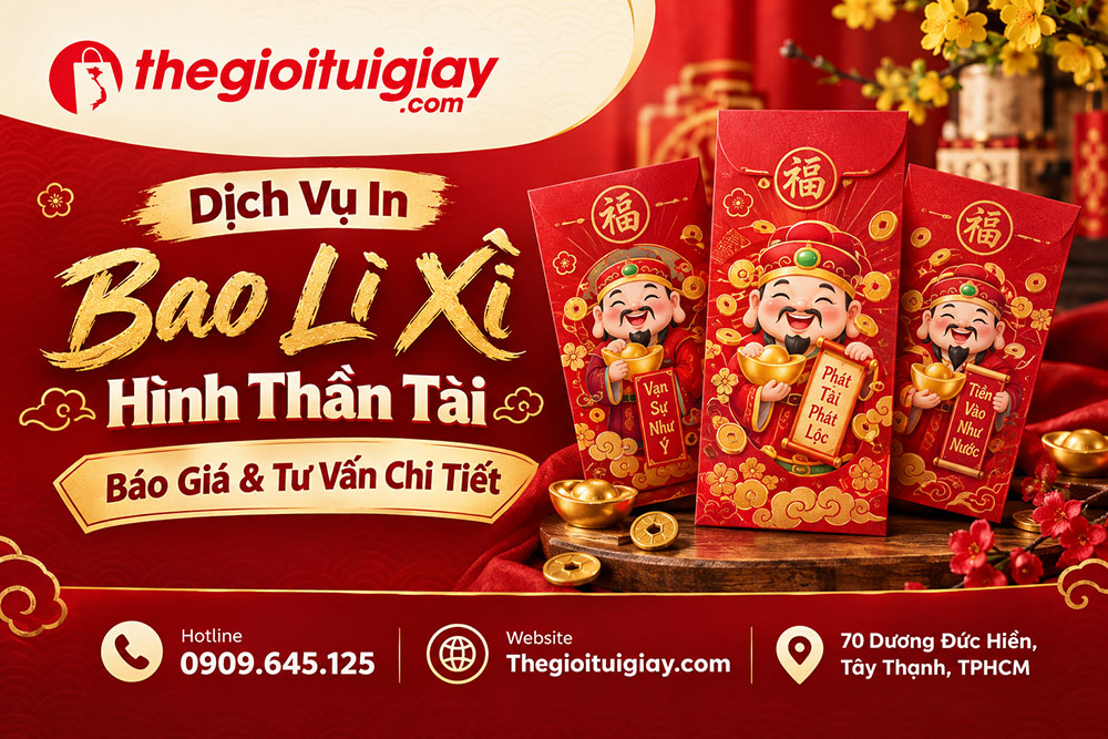 In Bao Lì Xì Hình Thần Tài