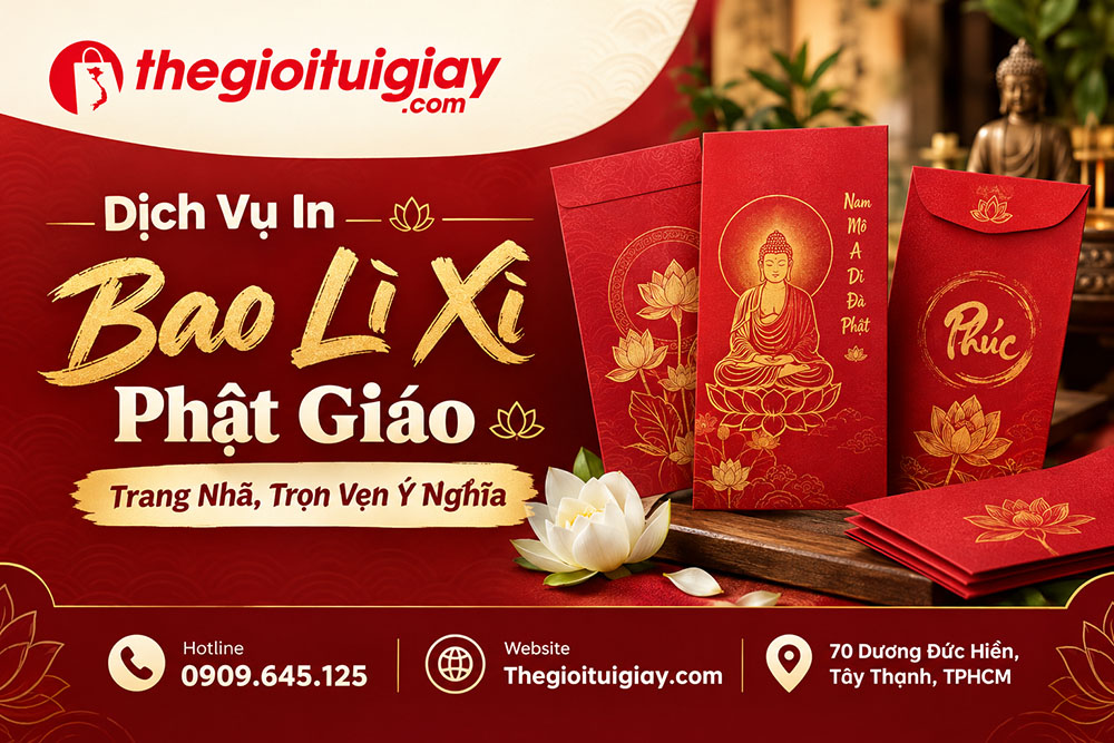 In Bao Lì Xì Phật Giáo