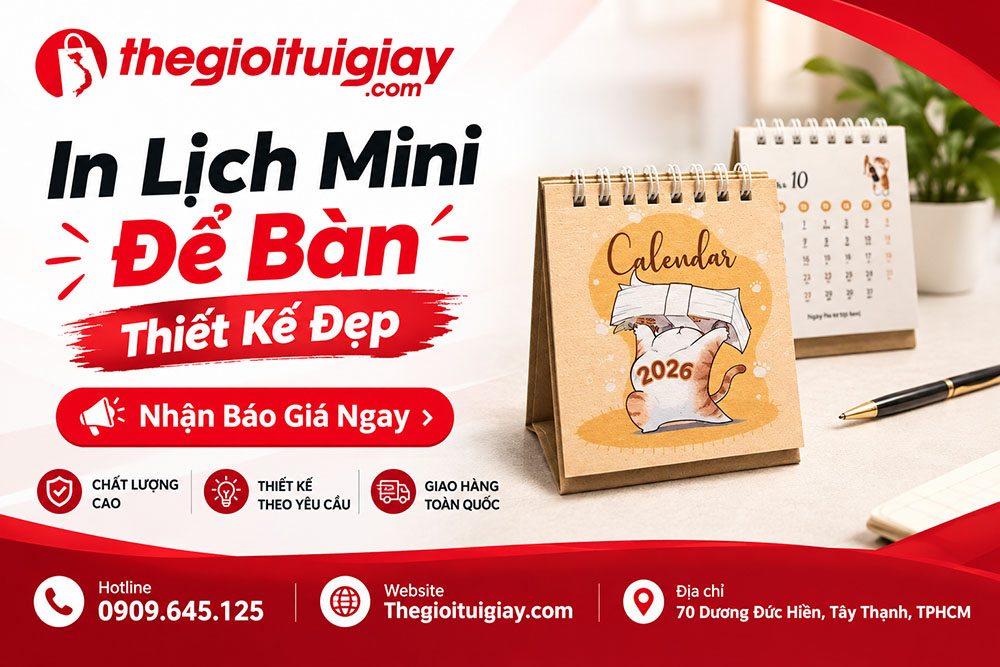 In Lịch Mini Để Bàn