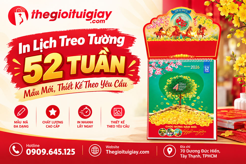 In Lịch Treo Tường 52 Tuần