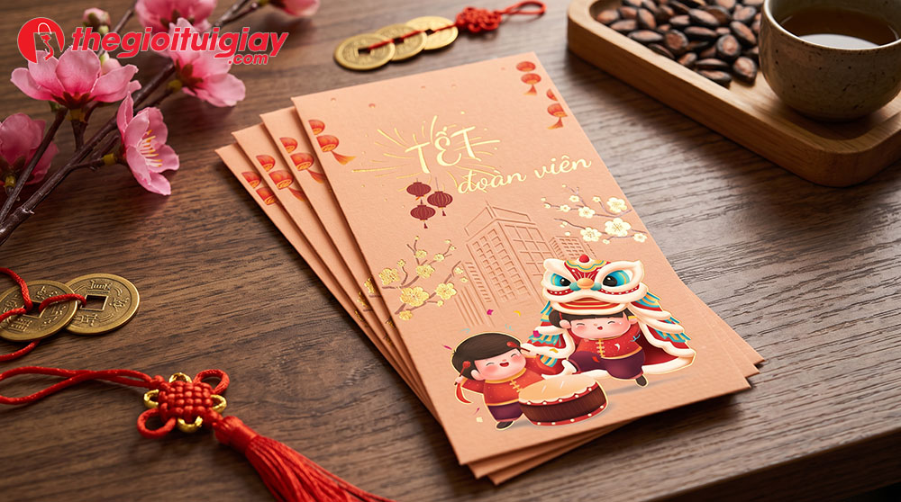 Bao l&igrave; x&igrave; thiết kế độc bản mang dấu ấn nhận diện thương hiệu doanh nghiệp