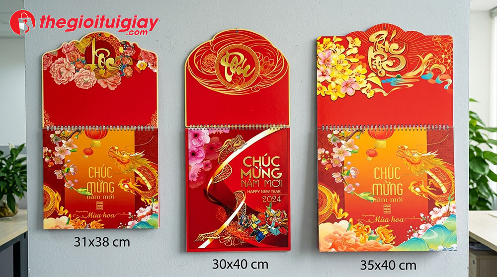 C&aacute;c k&iacute;ch thước lịch 52 tuần ti&ecirc;u chuẩn được doanh nghiệp ưa chuộng