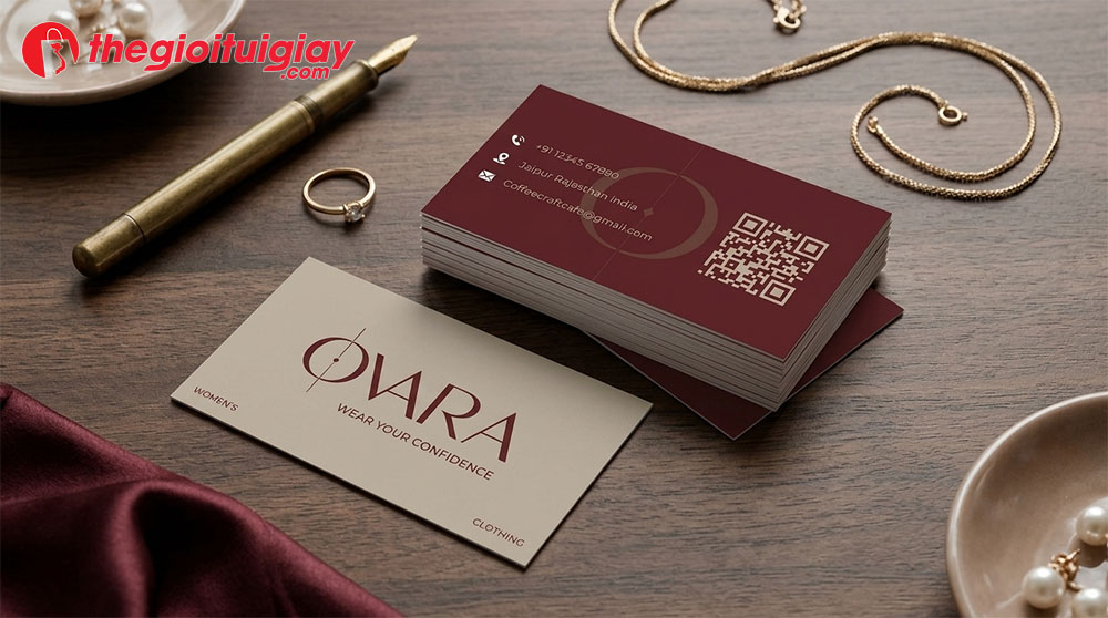 Mẫu in name card t&iacute;ch hợp m&atilde; QR code th&ocirc;ng minh