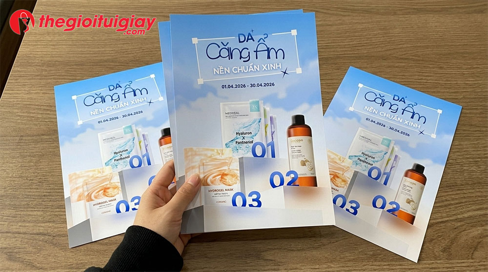 Mẫu tờ rơi sản phẩm ấn tượng