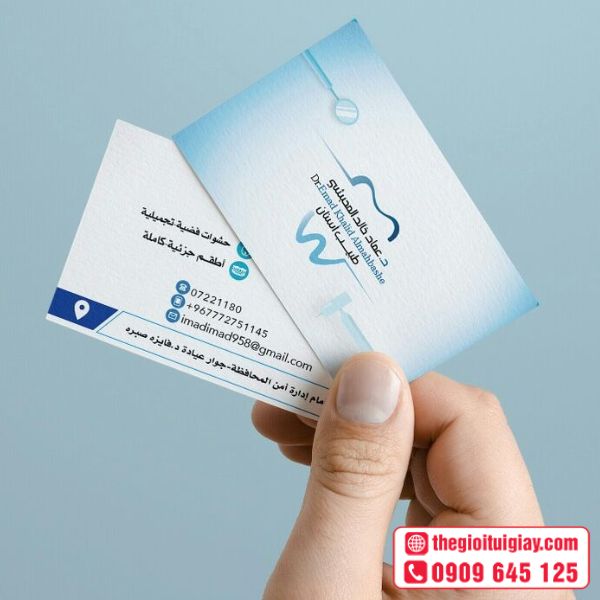 Card visit bác sĩ răng hàm mặt