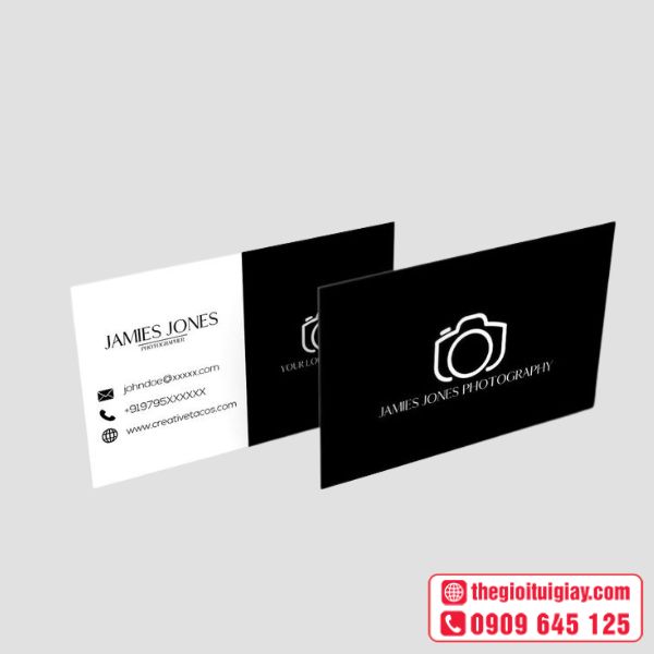 Card Visit Đen Nhiếp Ảnh 