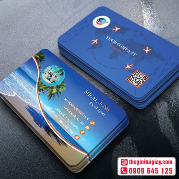 Card Visit Du Lịch Vòng Quanh Thế Giới