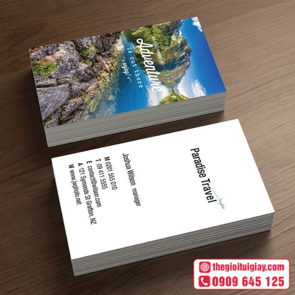 Card Visit Du Lịch Biển Đảo