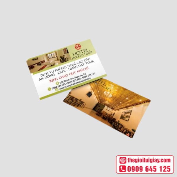 Card visit hotel Hương Nhất