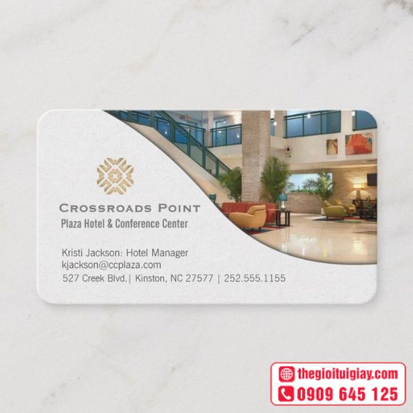 Card khách sạn phong cách cổ điển