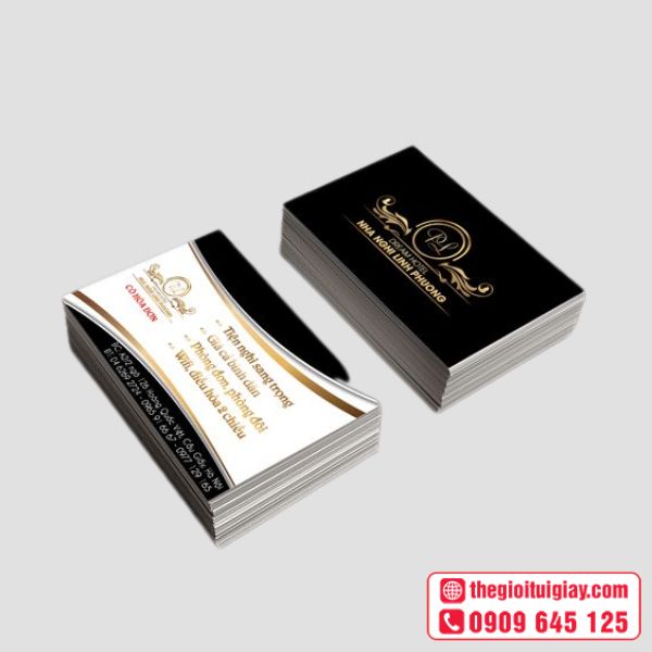 Mẫu card khách sạn tối giản thanh lịch