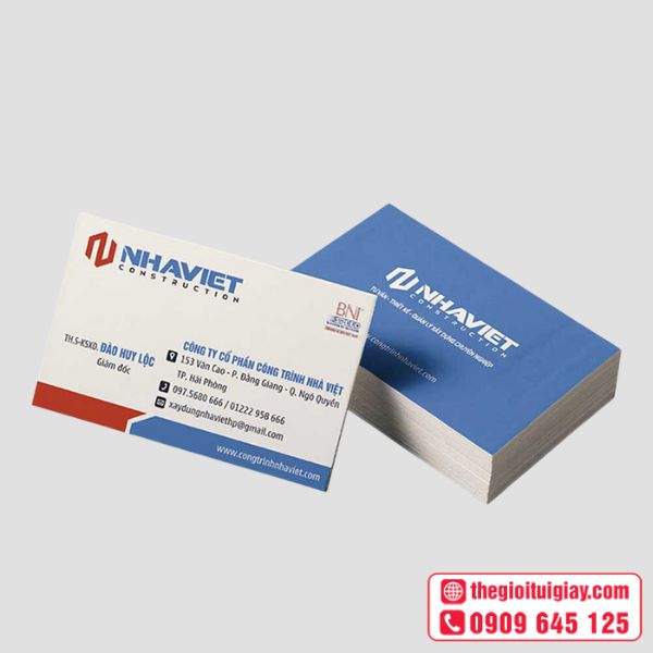 Card Visit Vật Liệu Xây Dựng Nhà Việt
