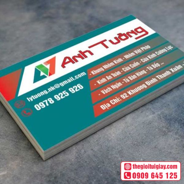 Card Visit Vật Liệu Xây Dựng Anh Tường