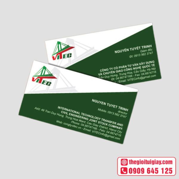 Card Visit Nhôm Kính Đẳng Cấp