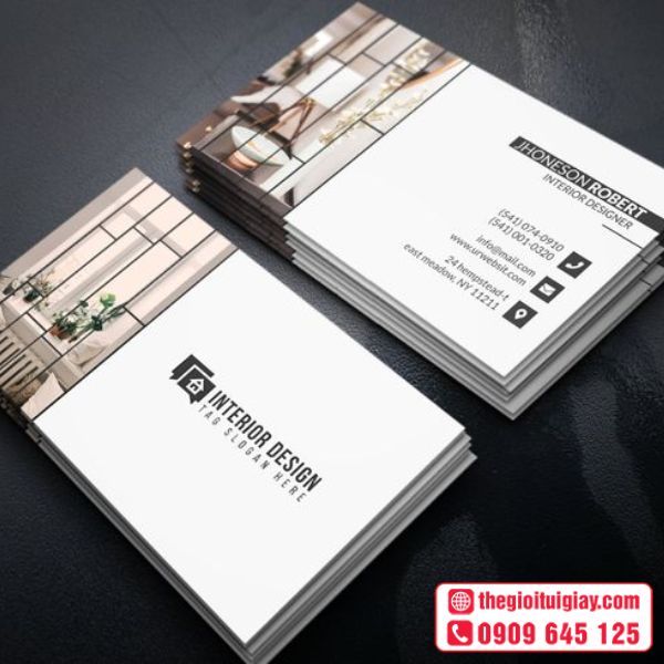 Card Visit Nhôm Kính Sang Trọng