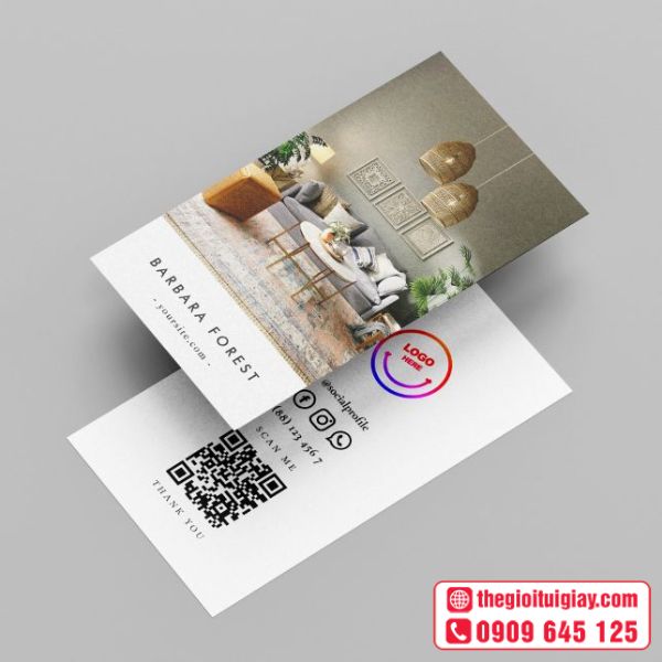 Card Visit Kết Hợp QR Code