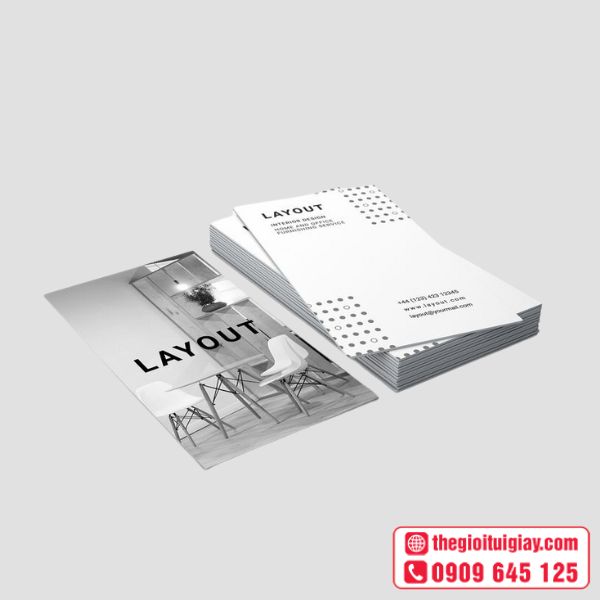 Card Visit Đen Trắng Độc Đáo