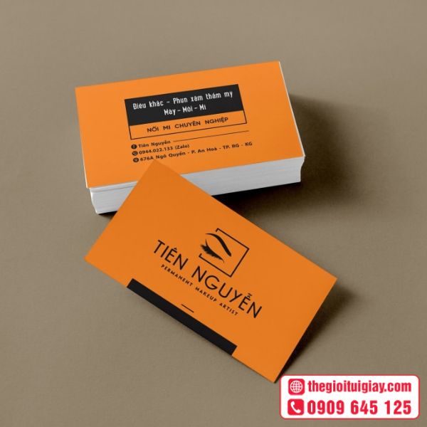 Card Visit Phun Xăm Thẩm Mỹ Đẹp