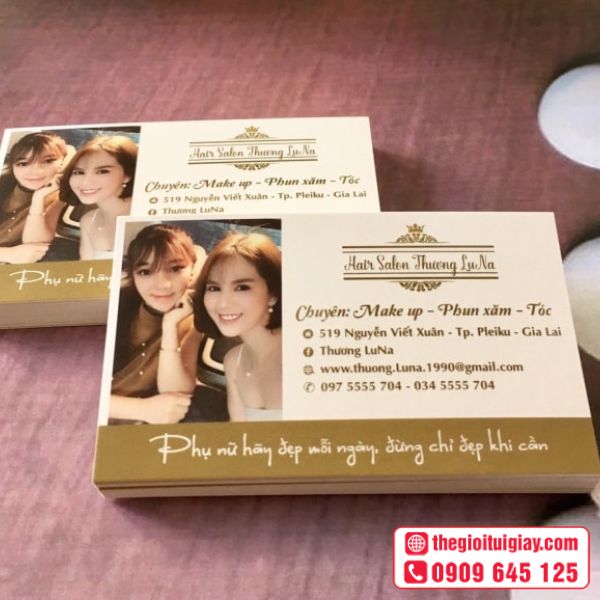 Card Visit Phun Xăm Thẩm Mỹ Chuyên Nghiệp