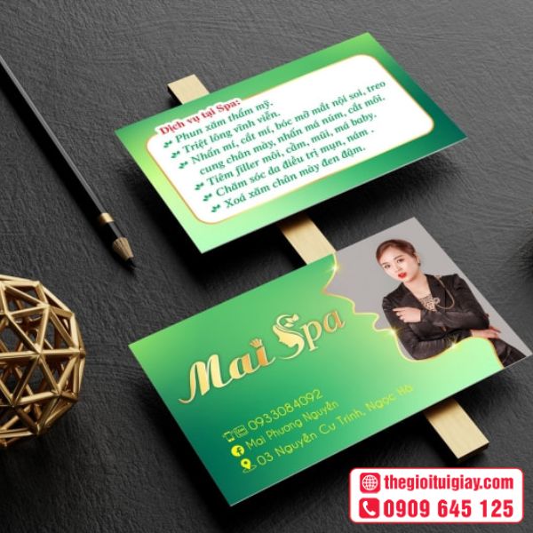 Card Visit Phun Xăm Thẩm Mỹ Mai Spa