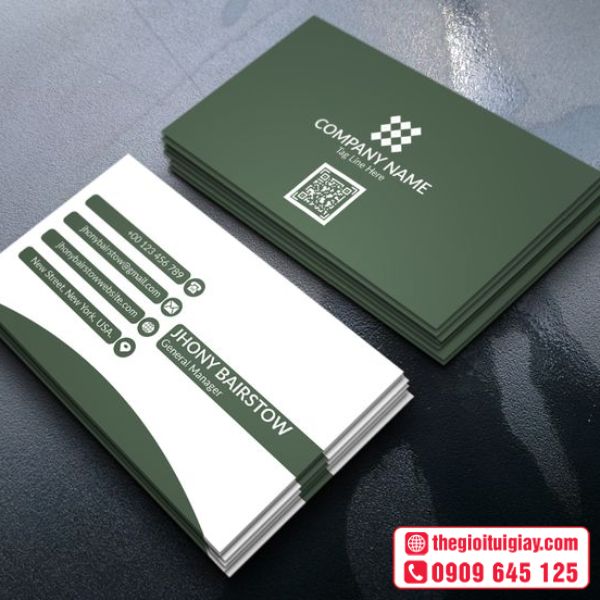 Card visit công ty bằng tiếng anh