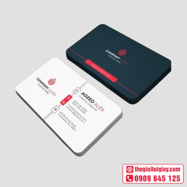 Card visit chữ tiếng anh