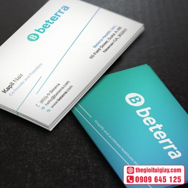 Card visit tiếng anh đơn giản
