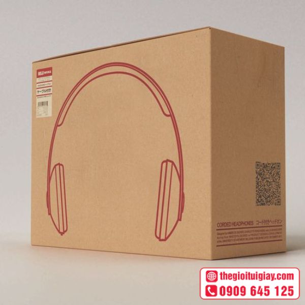 Hộp giấy carton đựng tai nghe