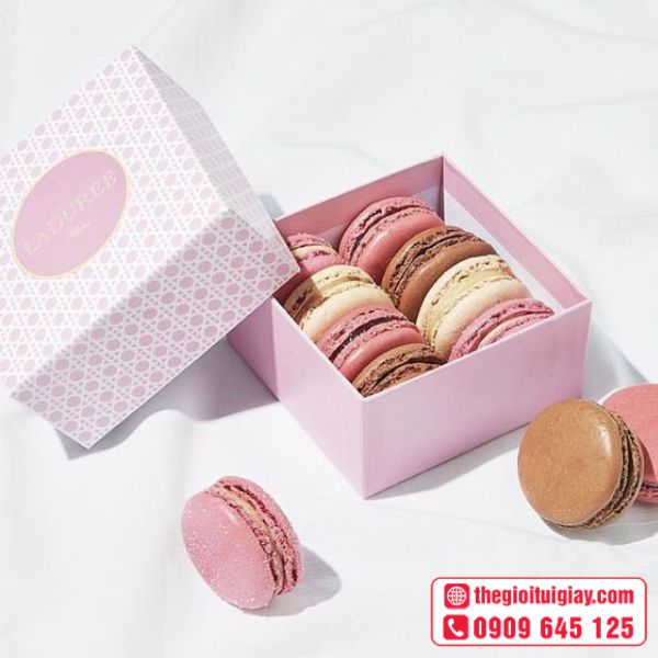 Hộp giấy đựng bánh macaron