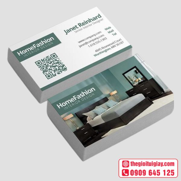 Name card bất động sản đẹp mắt