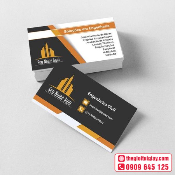 Name card bất động sản hiện đại