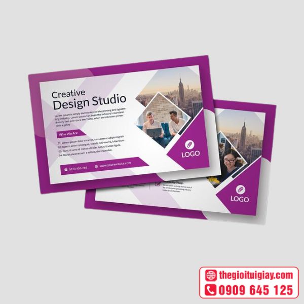 Name card có hình studio