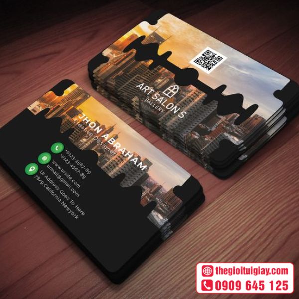 Name card có hình kiến trúc sư