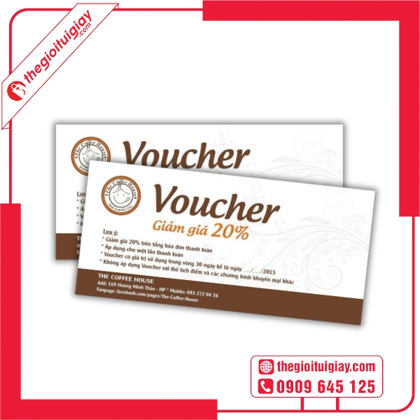  Mẫu voucher c&agrave; ph&ecirc; nền m&agrave;u n&acirc;u c&agrave; ph&ecirc; 