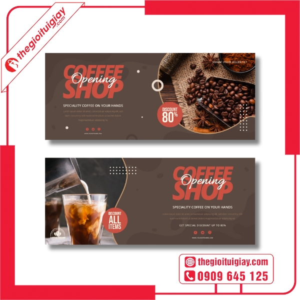  Mẫu voucher c&agrave; ph&ecirc; đơn giản, dễ sử dụng 