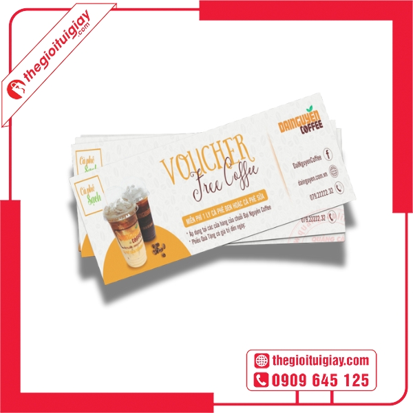  Mẫu voucher c&agrave; ph&ecirc; phong c&aacute;ch hiện đại 