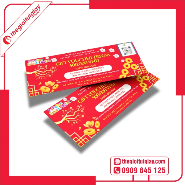  Mẫu voucher học tiếng Anh dành cho học viên trung cấp 