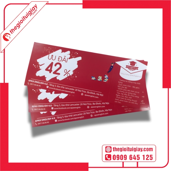  Mẫu voucher học tiếng Anh dành cho khóa luyện thi TOEIC 