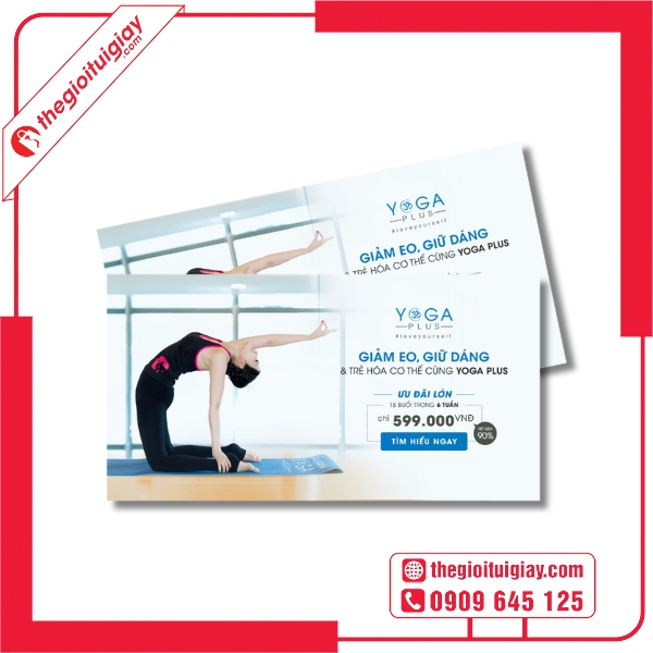  Mẫu voucher học yoga tại trung tâm - Yoga Plus 